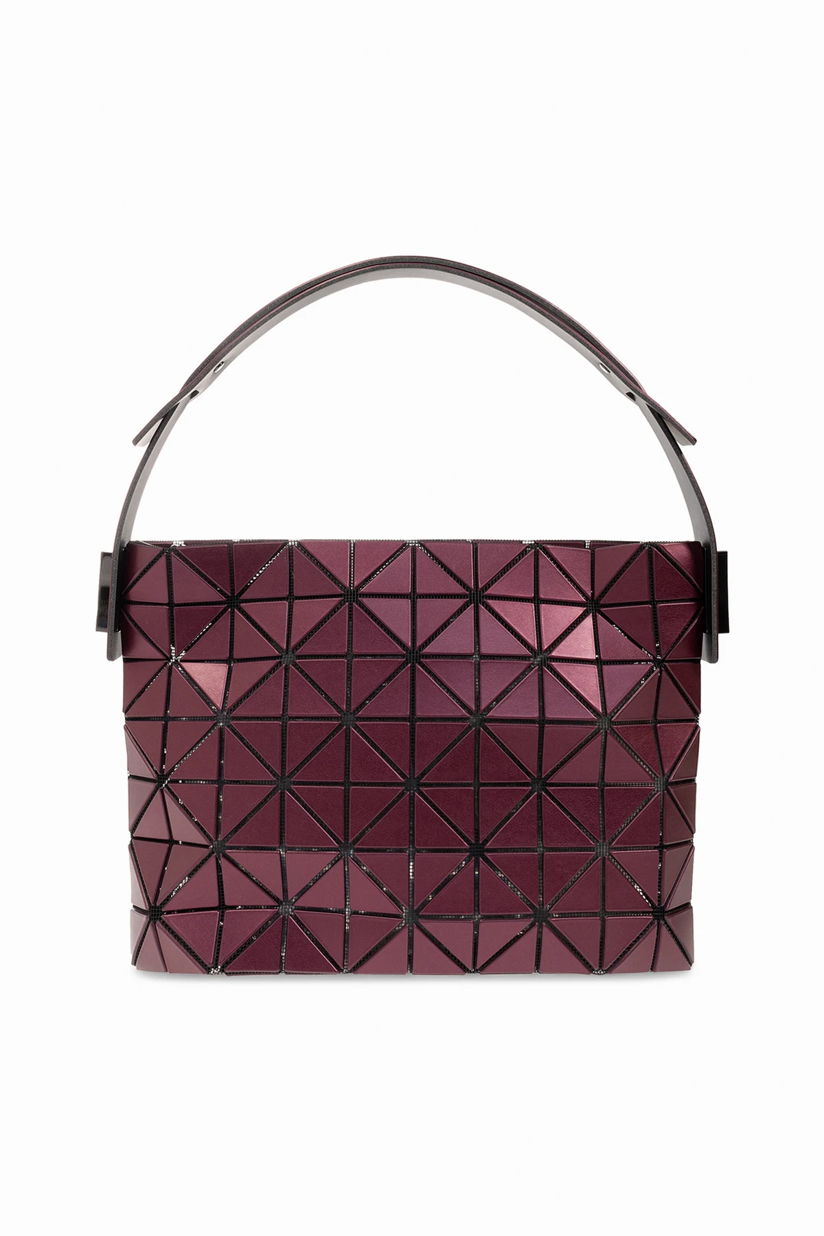 Torba do ręki z geometrycznymi wstawkami