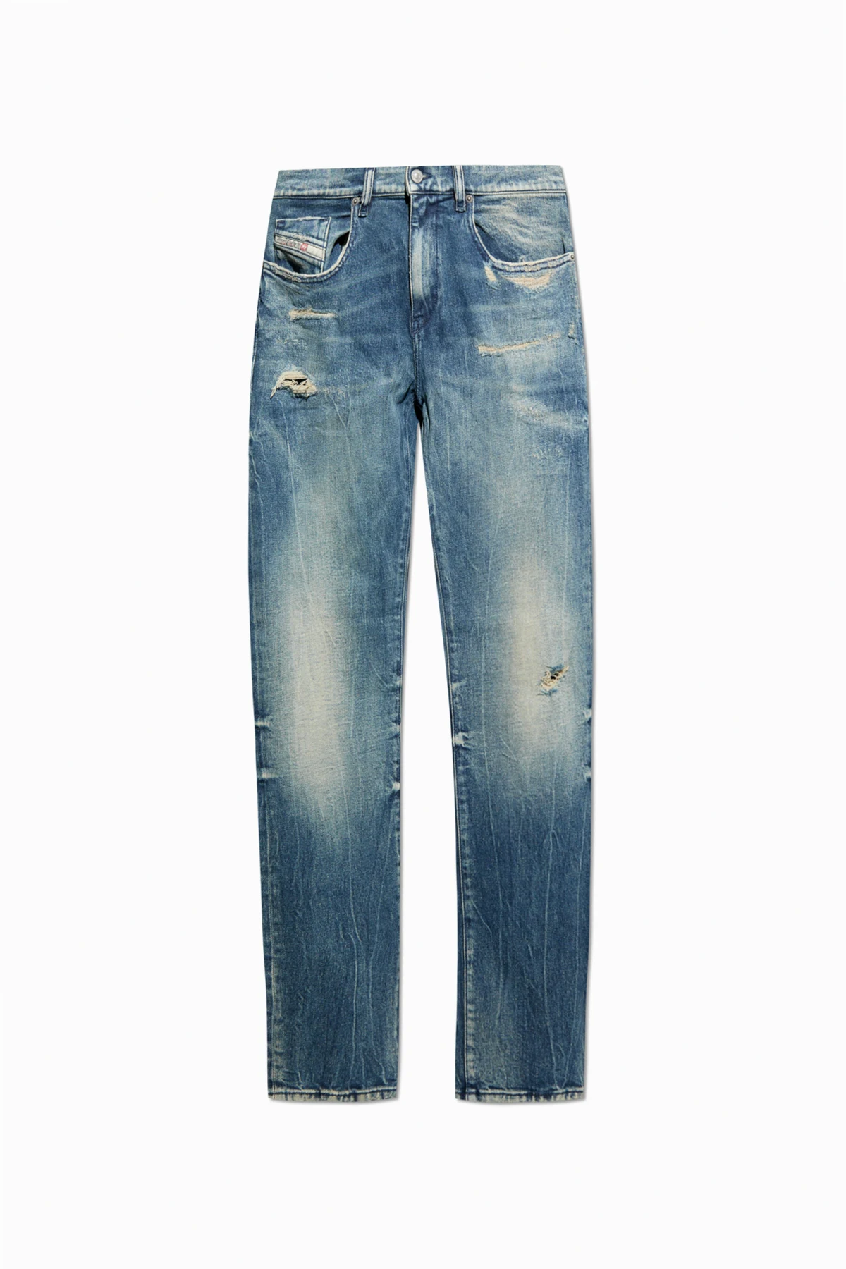 NIEBIESKI Jeansy `2019 D-STRUKT` L.32