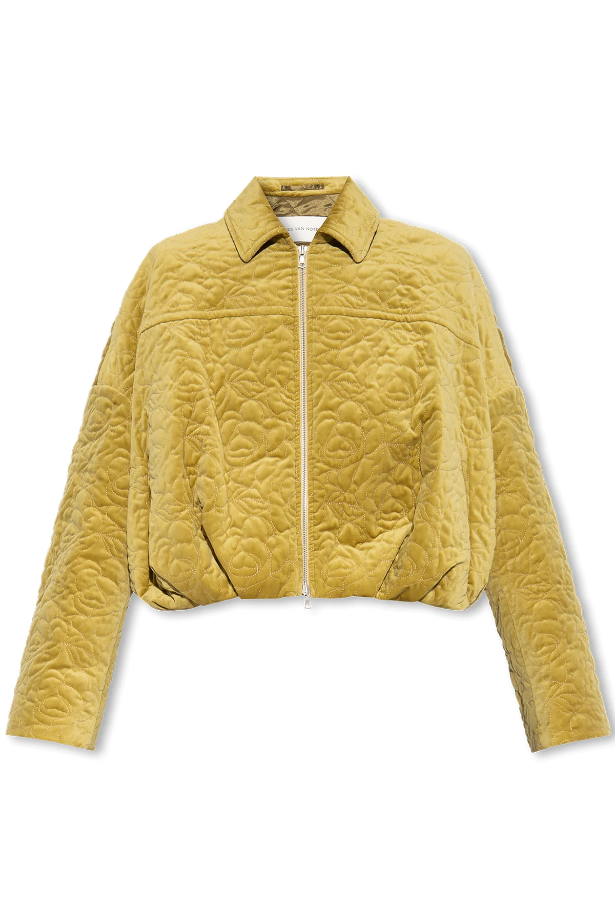 Quilted bomber jacket