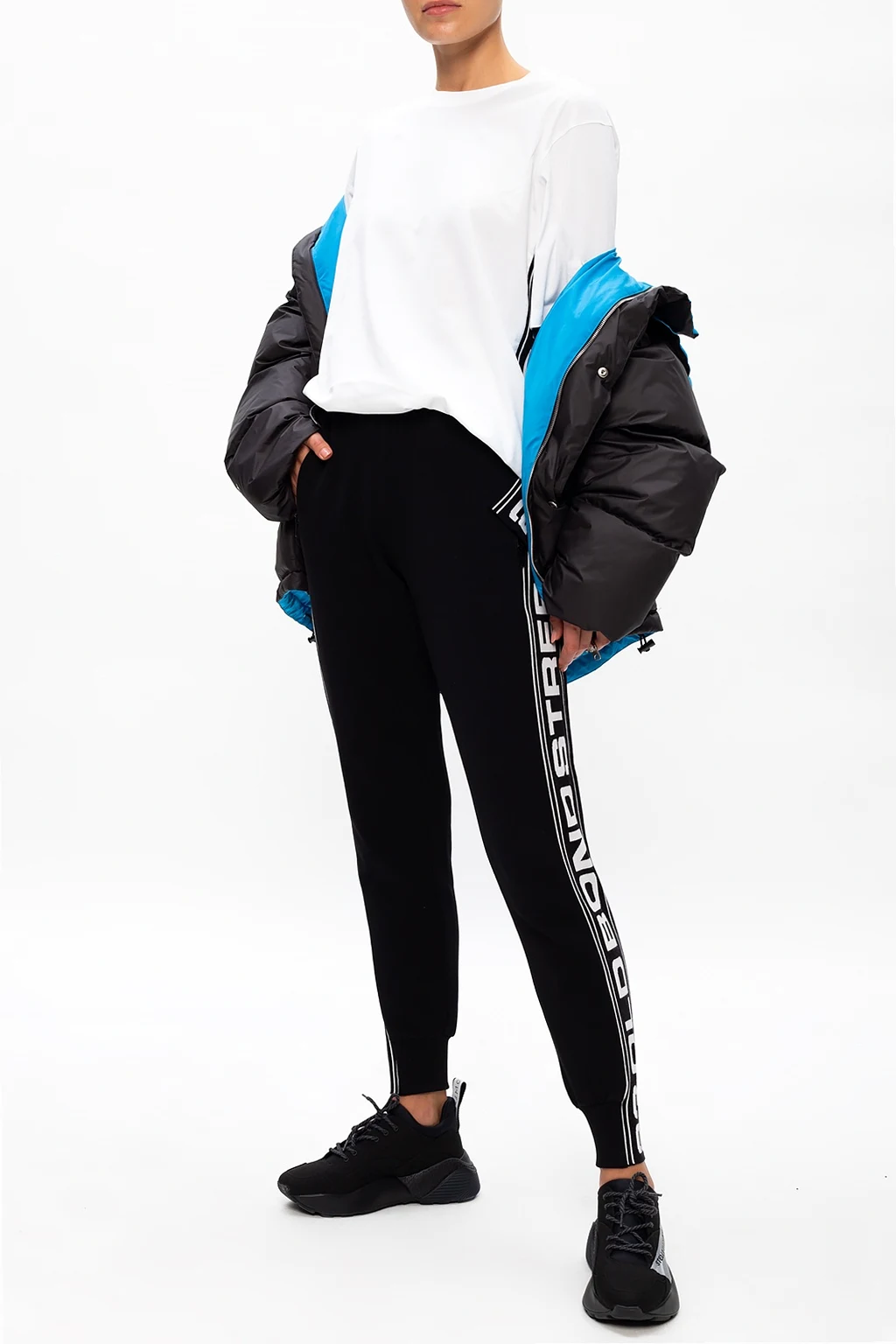 Top with side stripes