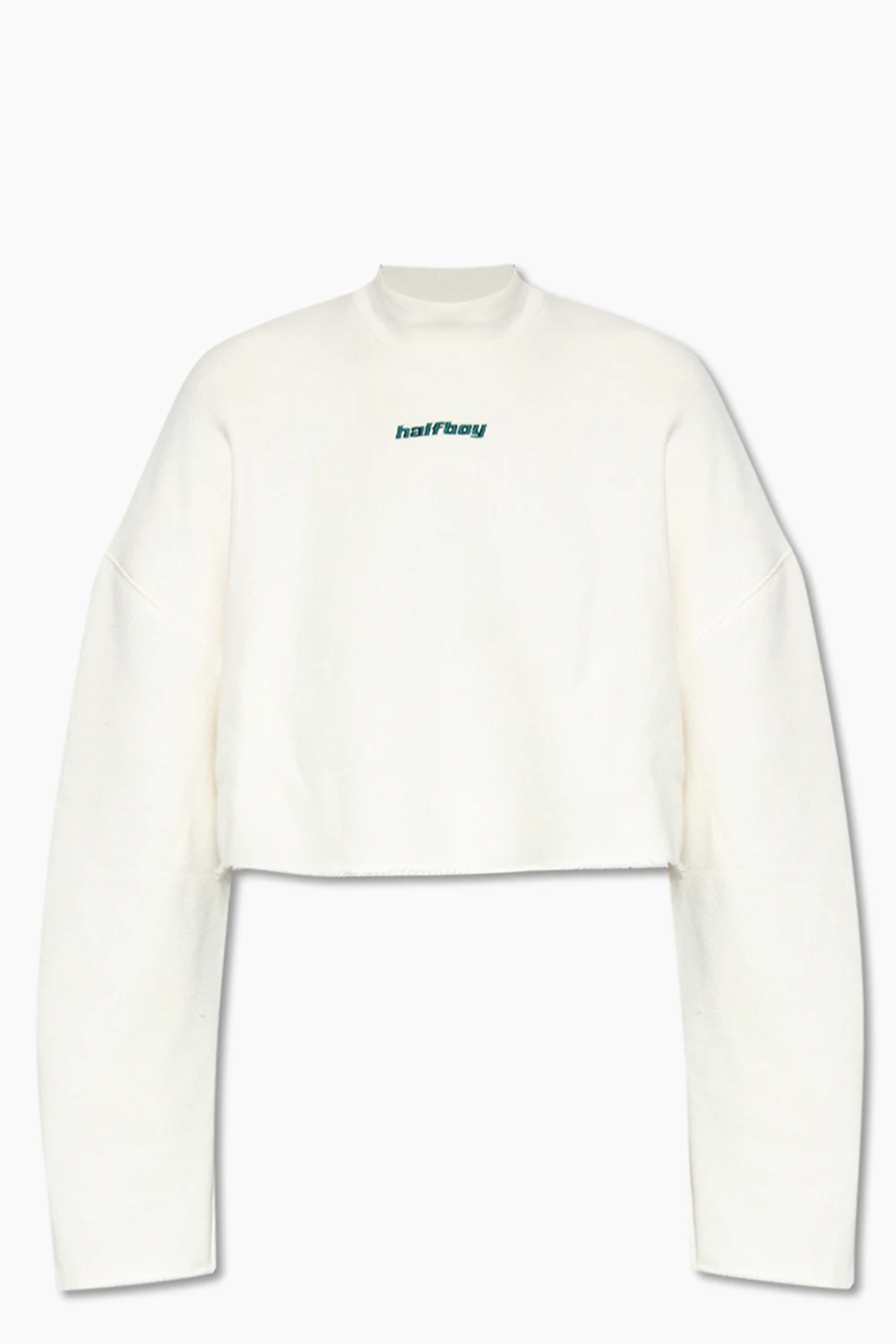 Sweatshirt with standing collar