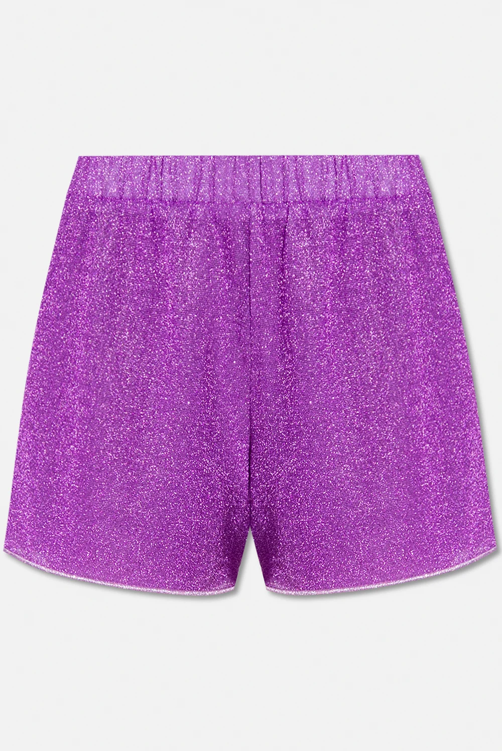 Szorty z lureksową nicią