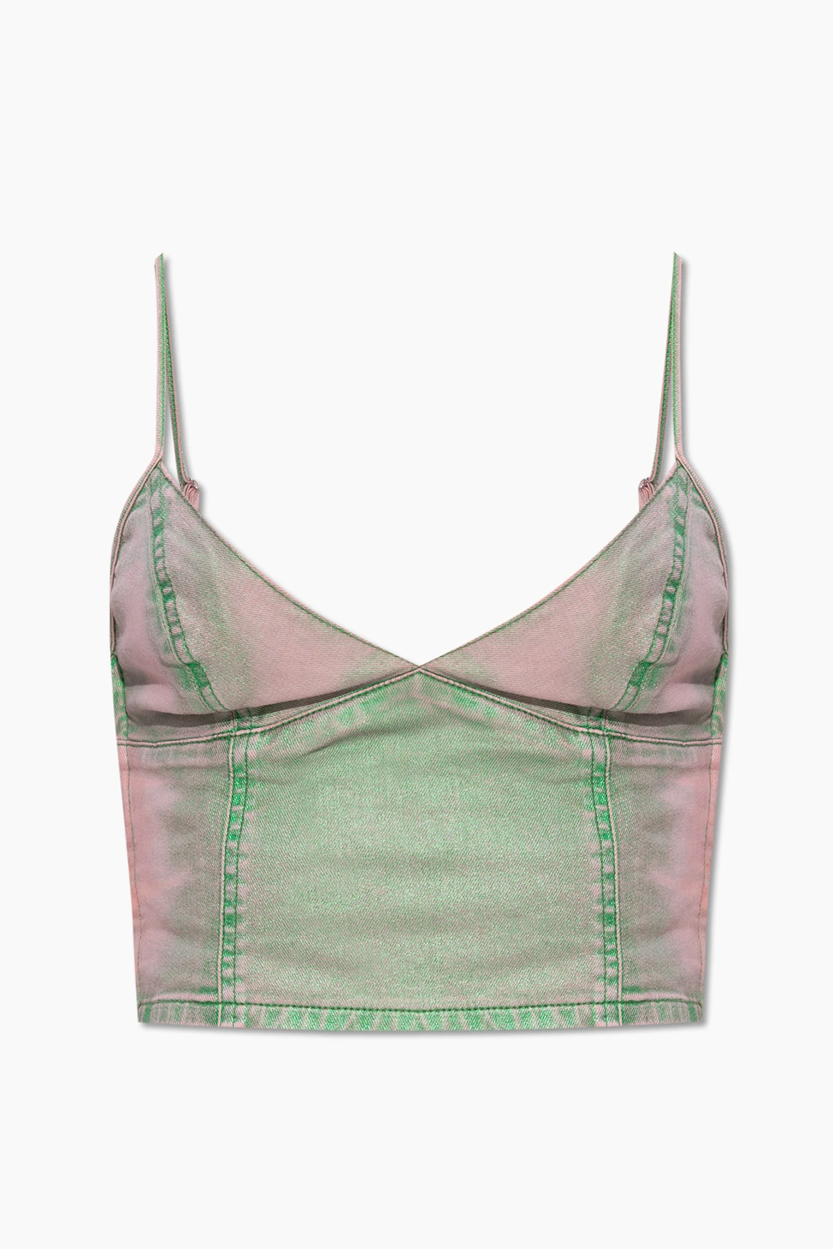 GREEN ‘DE-FULVY-S’ denim top