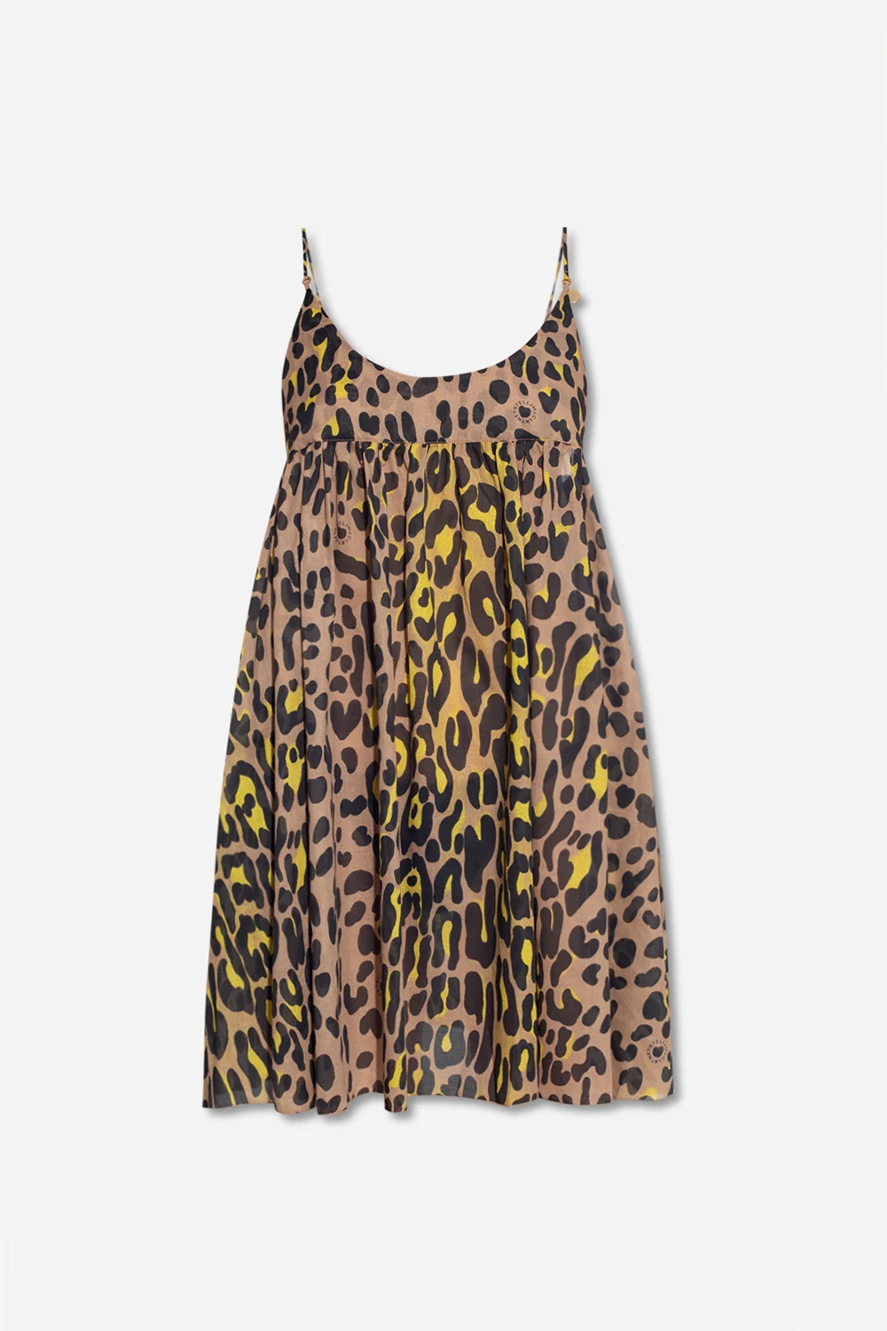 Beach dress with animal motif