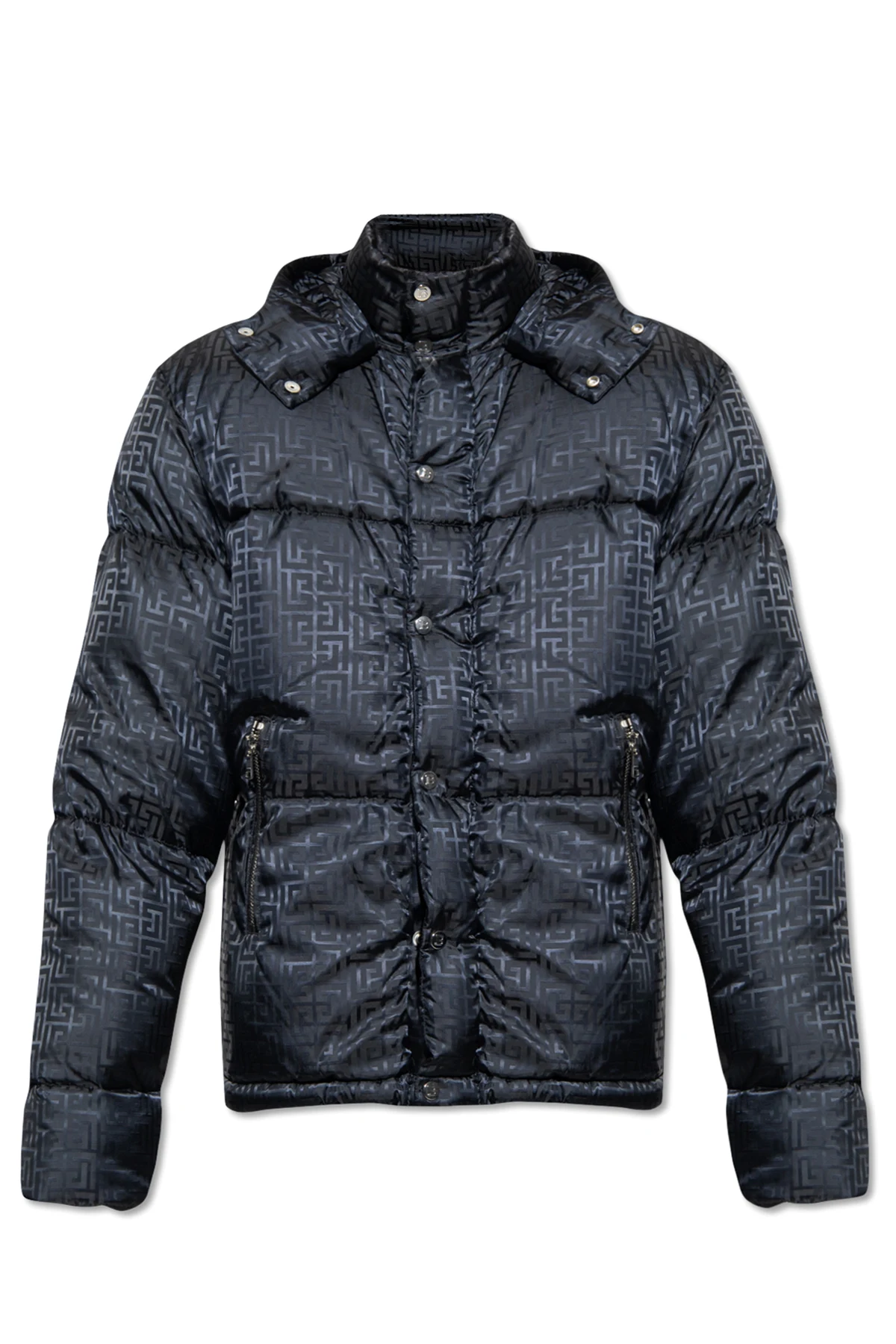 Monogrammed down jacket