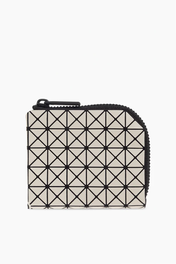 SZARY Portfel z geometrycznym wzorem