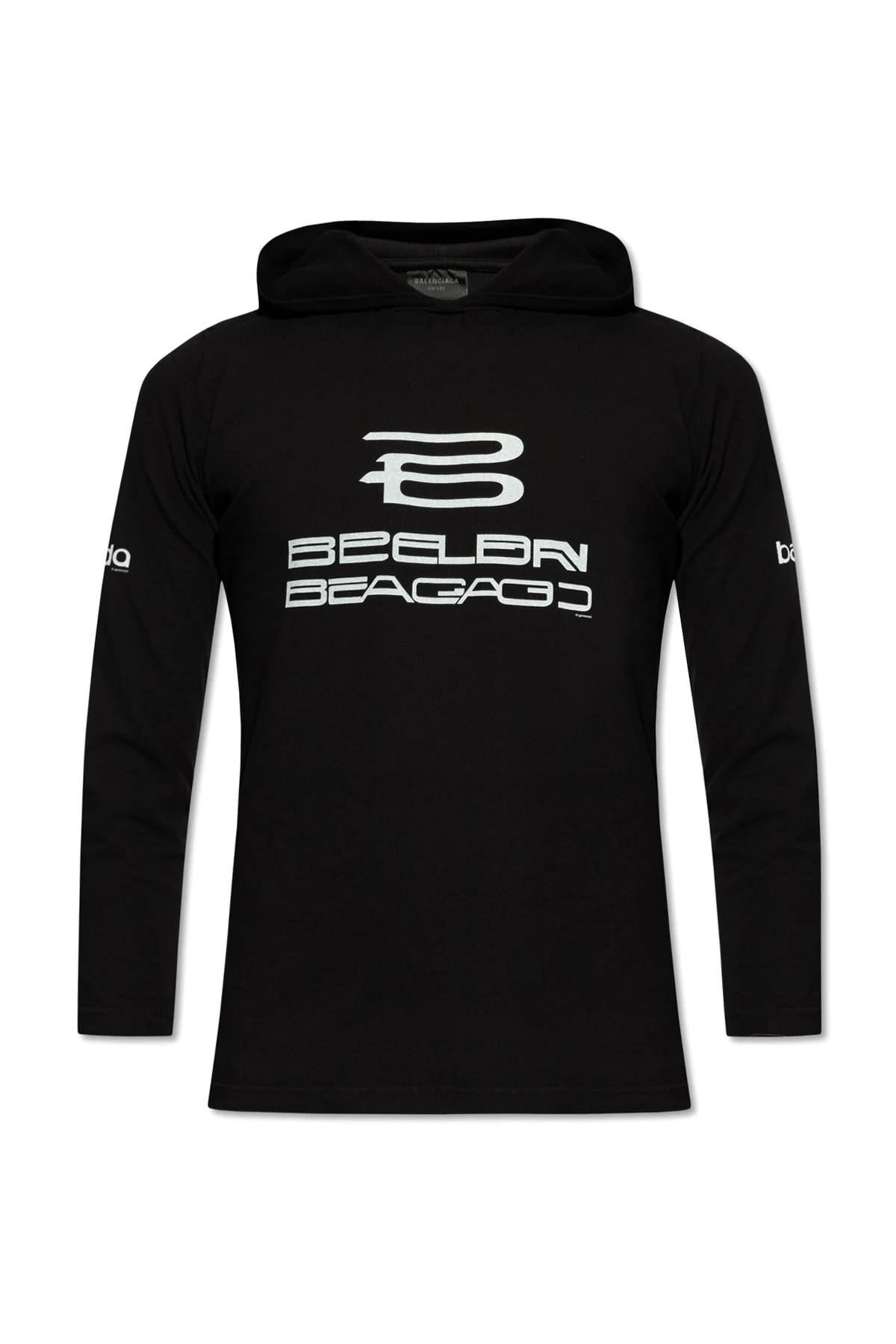 BLACK Hooded T-shirt