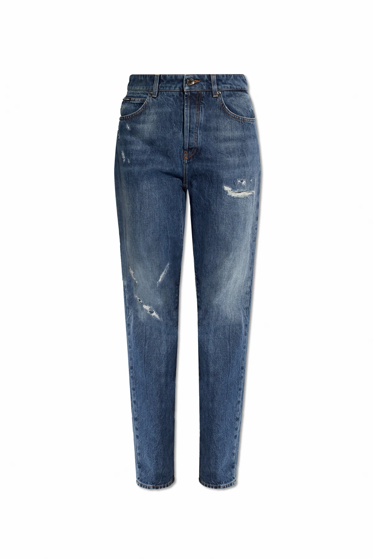 Distressed jeans
