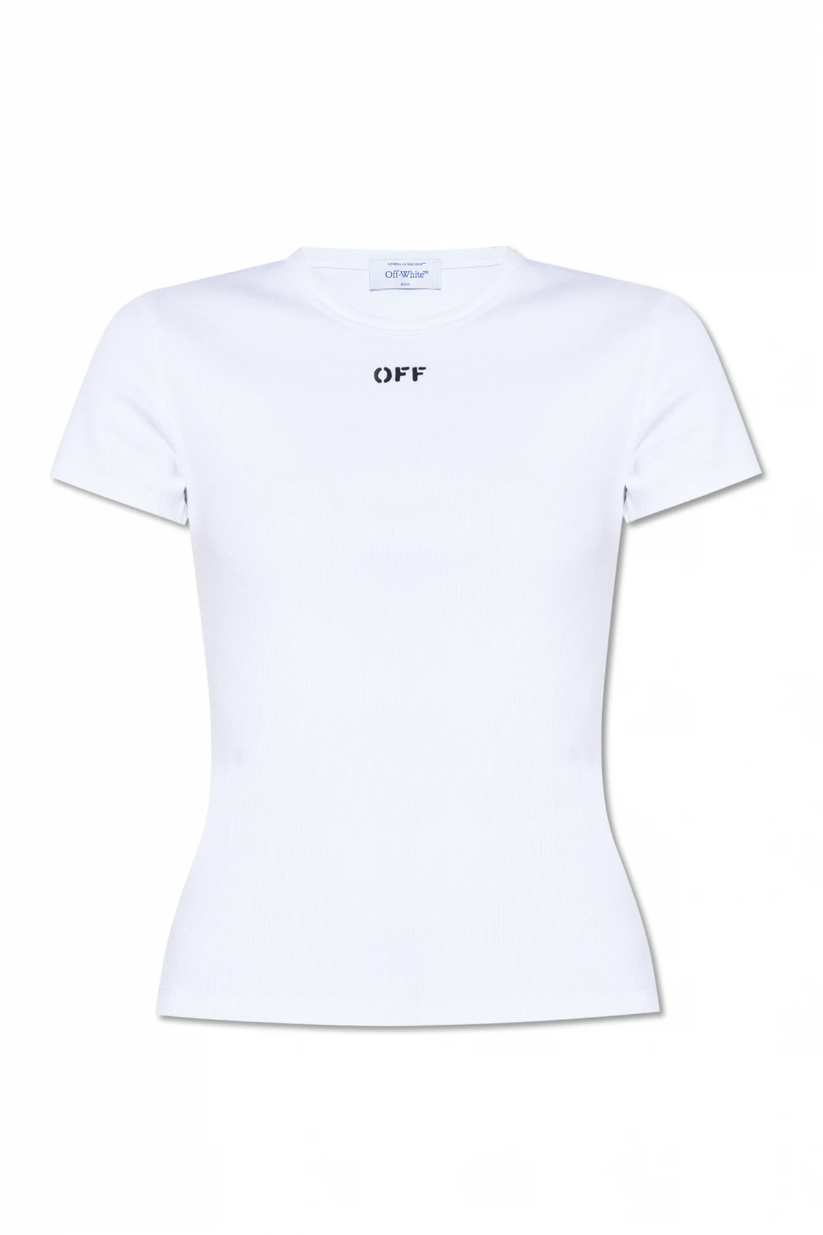 Cropped T-shirt with logo