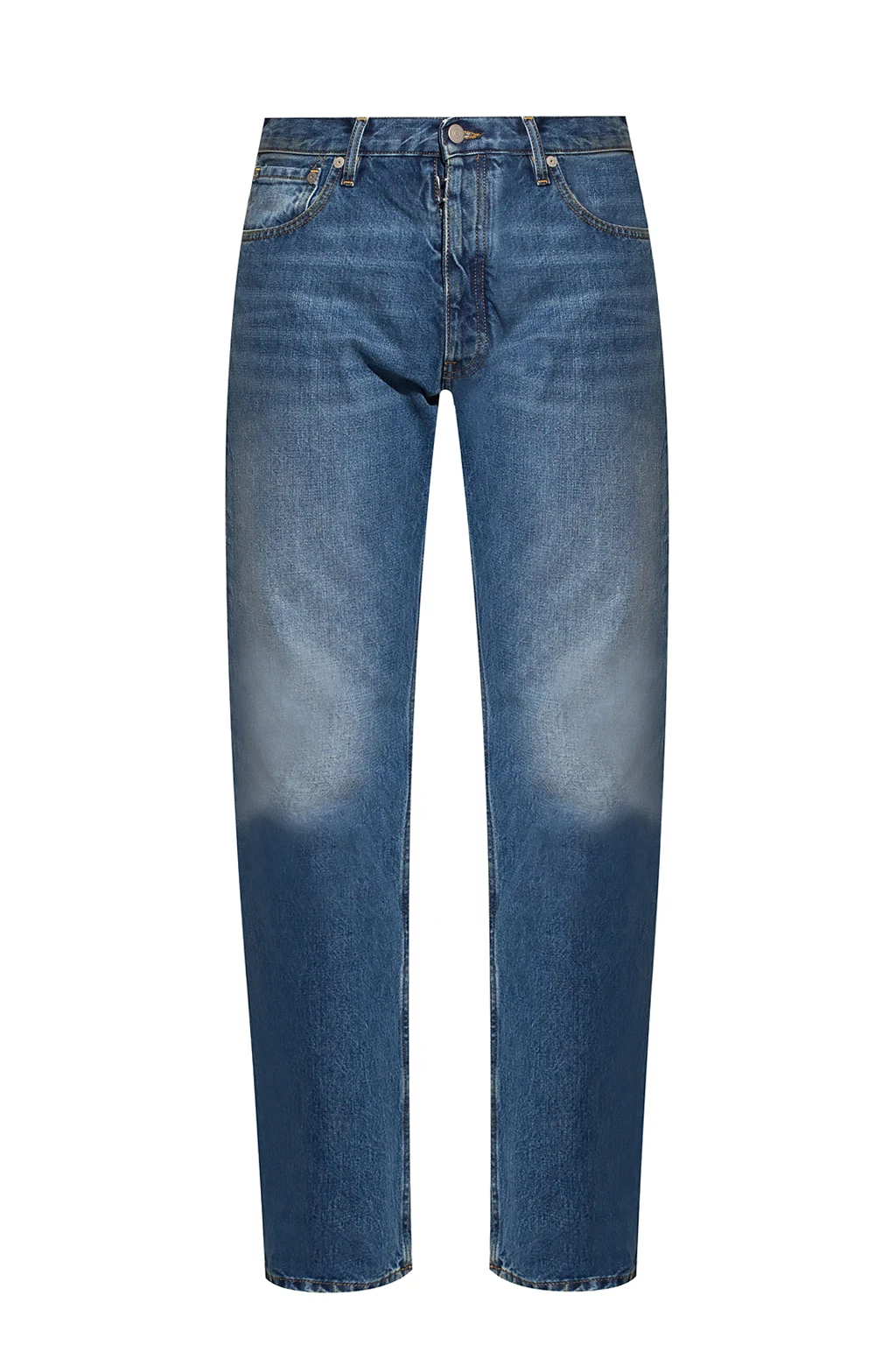 Jeansy z przetarciami