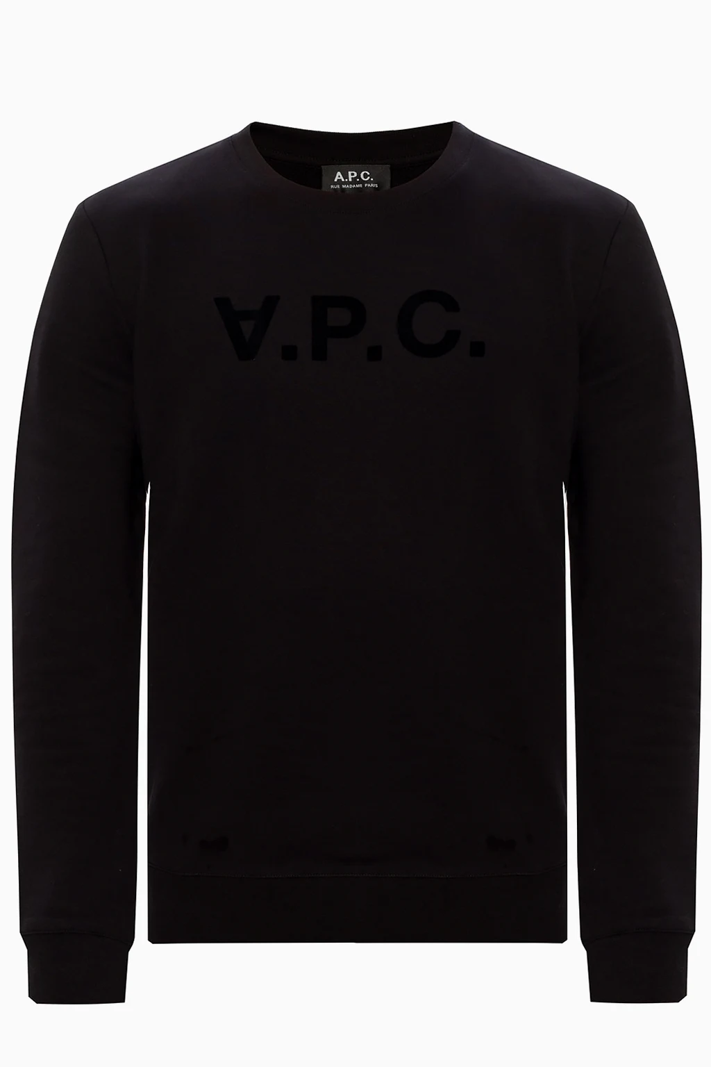 Sweatshirt with velvet logo