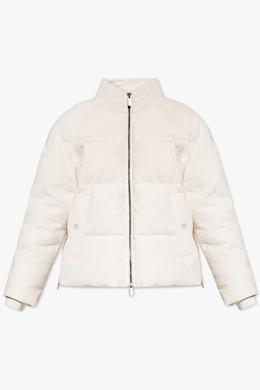 Down jacket with logo