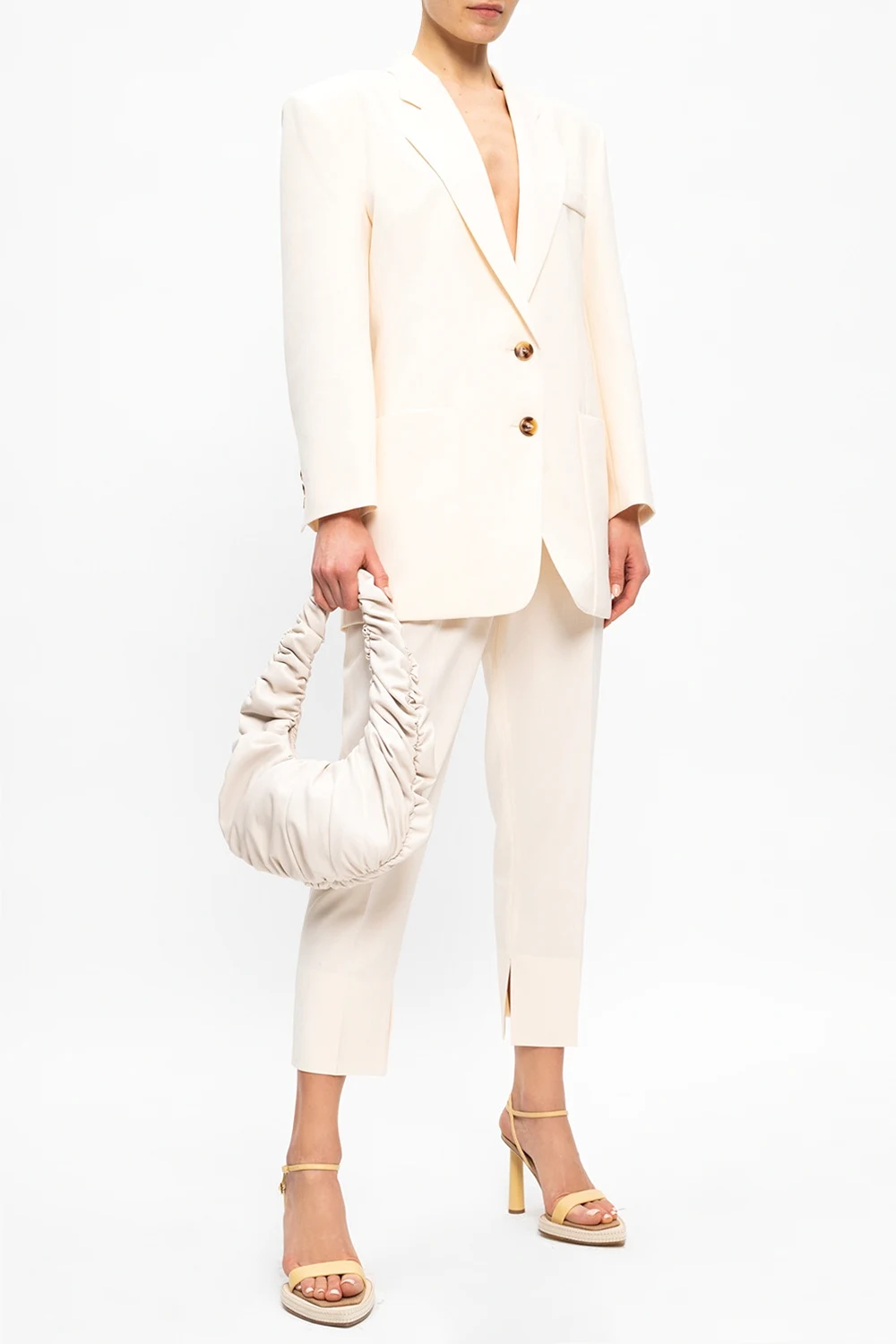 Pleat-front trousers