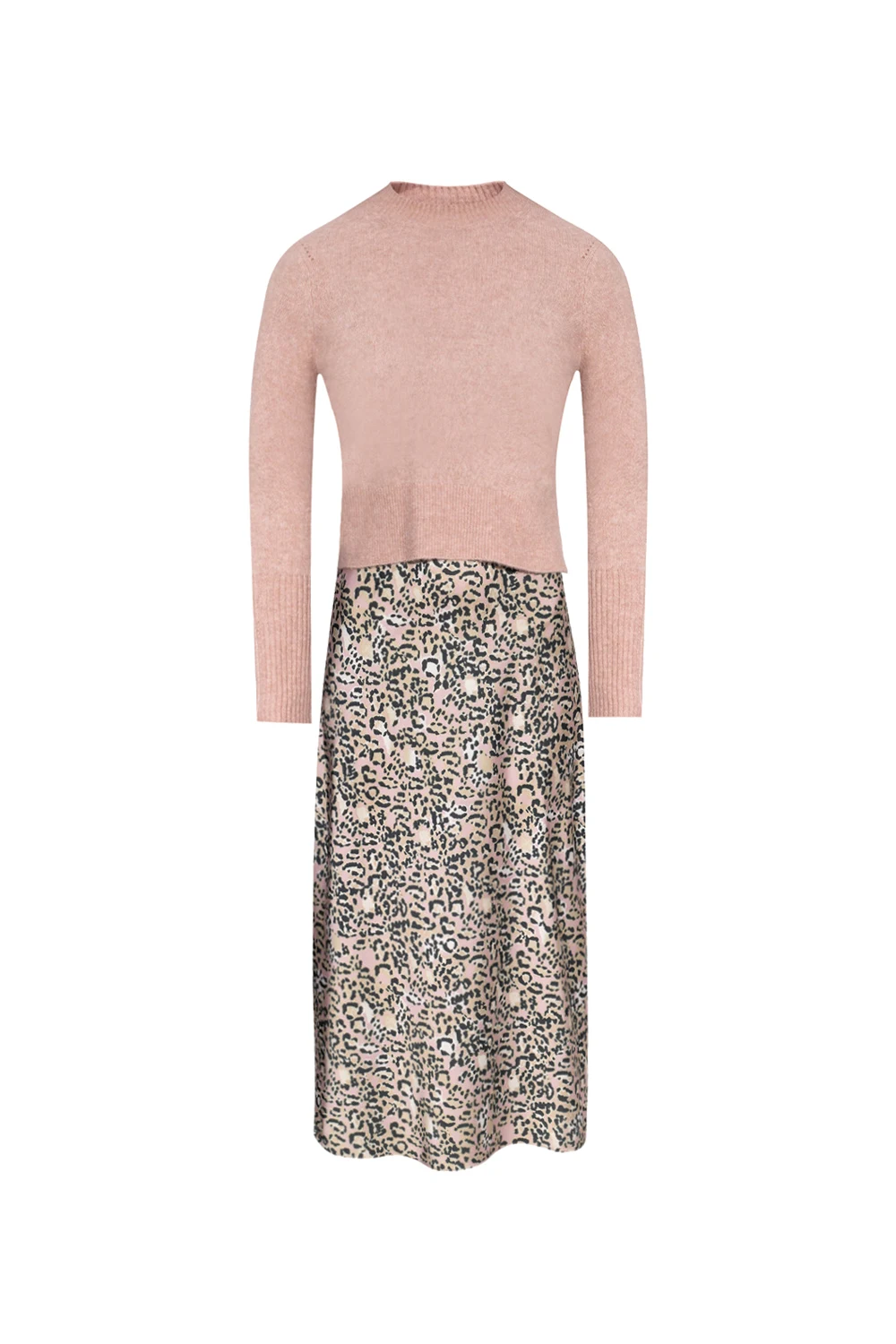 ‘Tiana’ dress with sweater