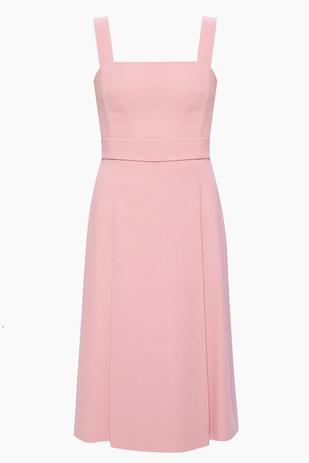 Gathered slip dress