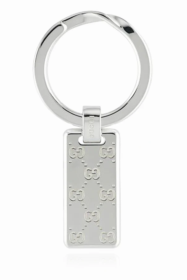 SILBER Silberner Schlüsselanhänger mit Logo