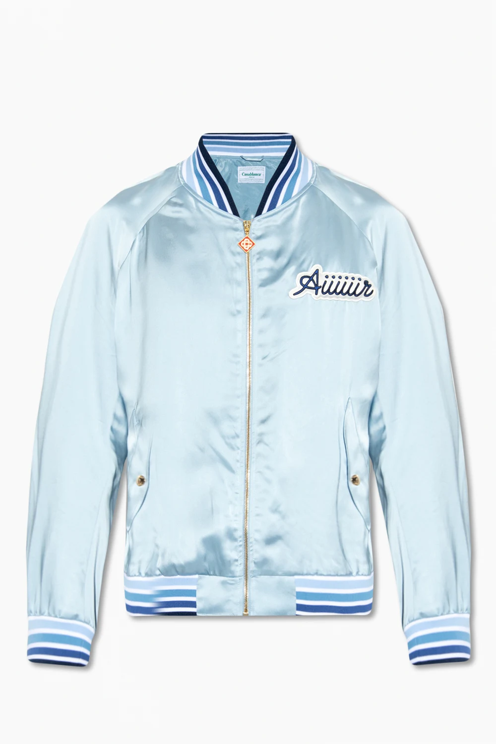 Bomber jacket with logo