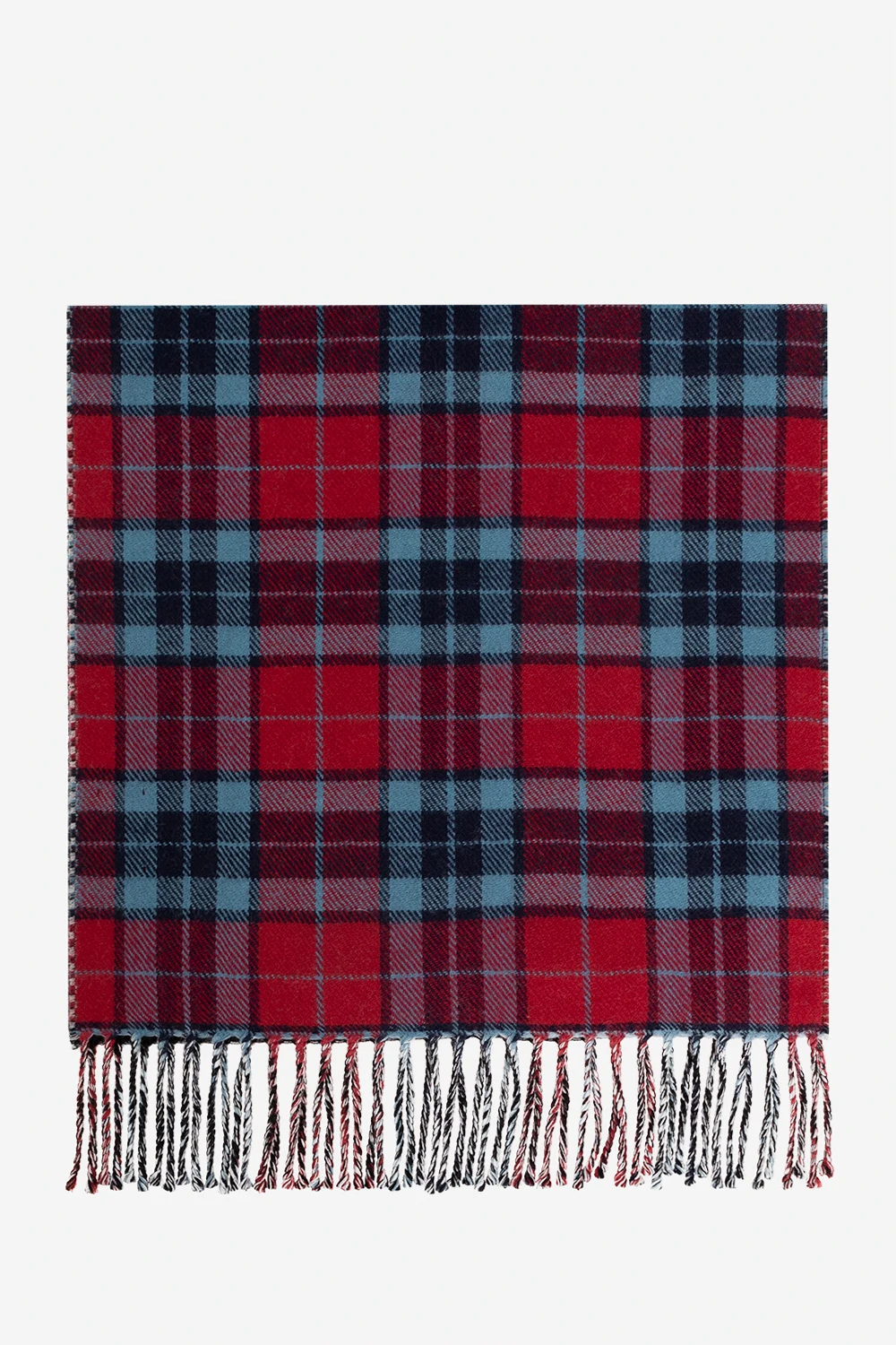 Reversible wool scarf