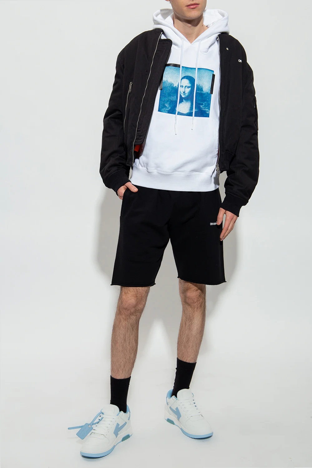 Sweat shorts with logo