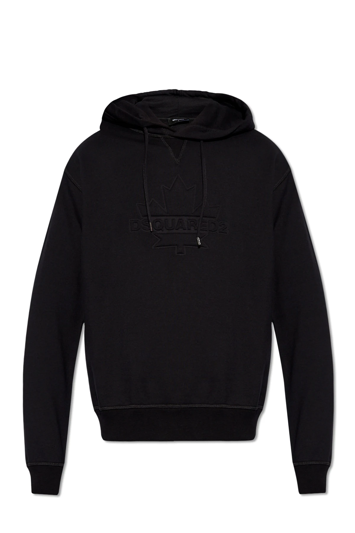 Logo-embossed hoodie