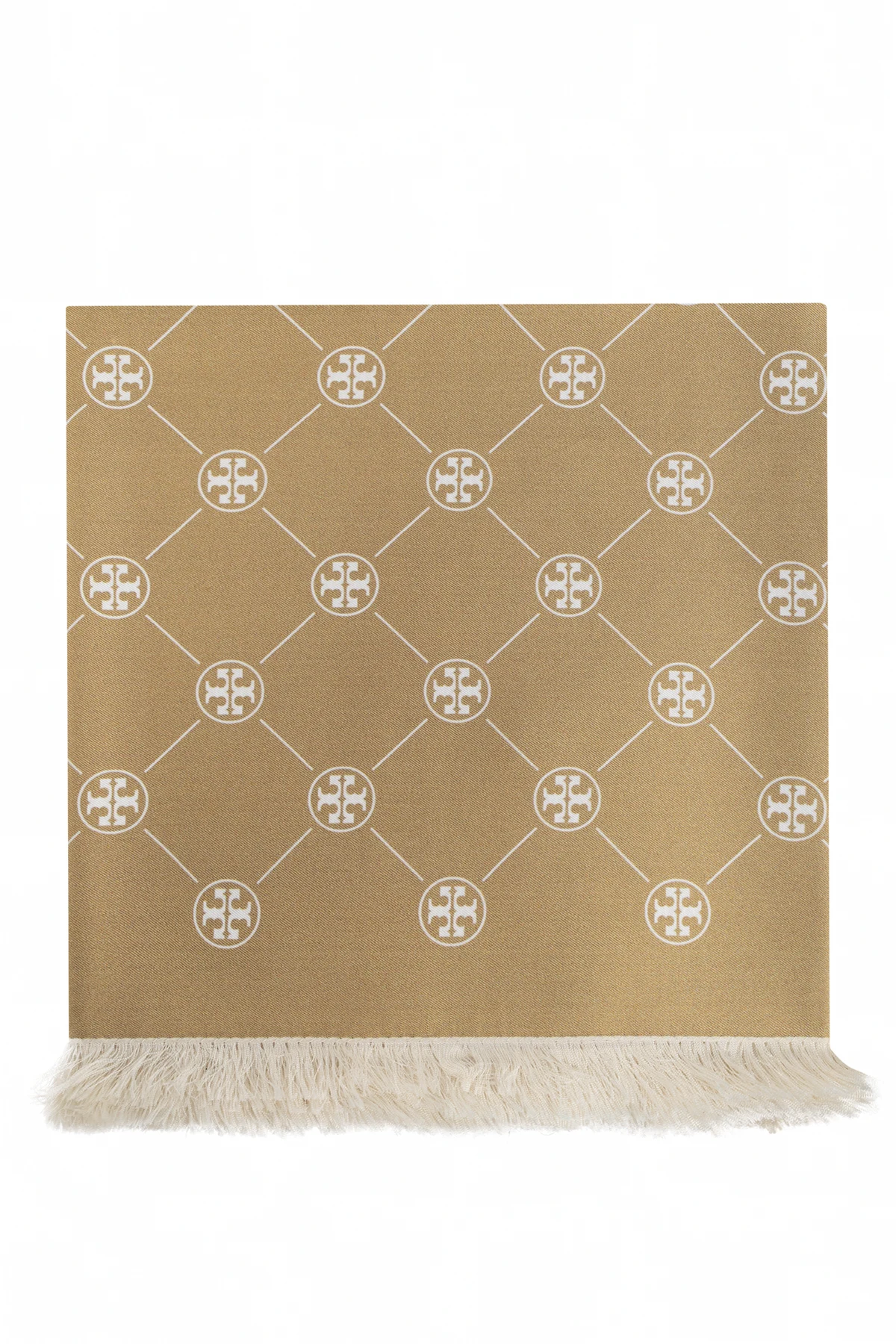 beige Silk scarf