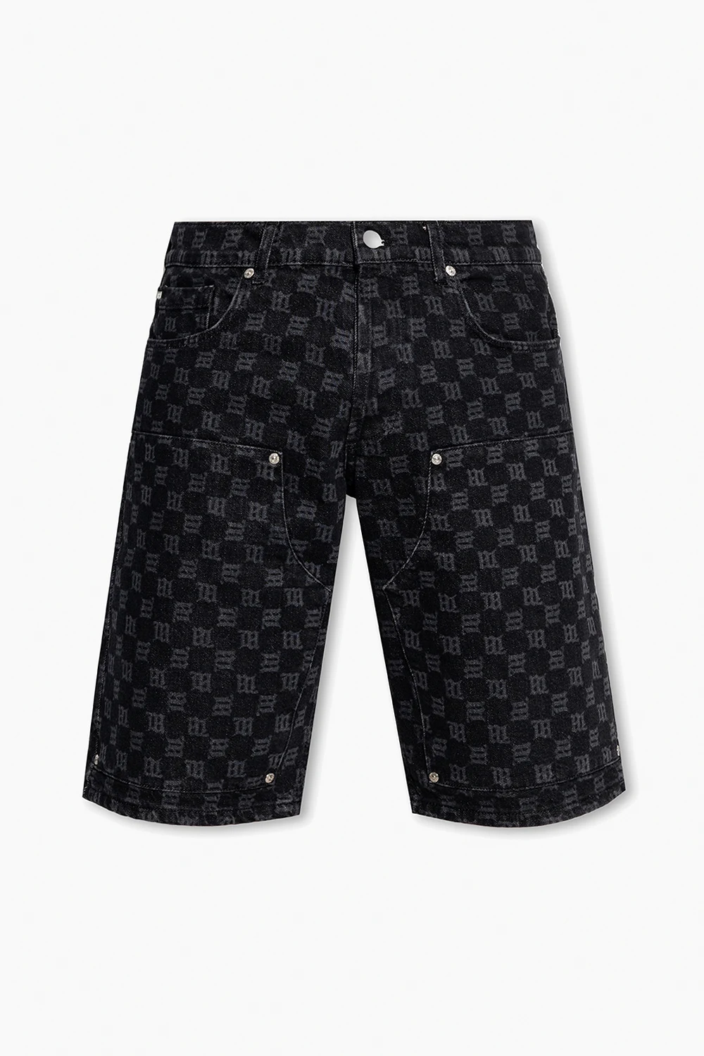 ‘Monogram’ denim shorts