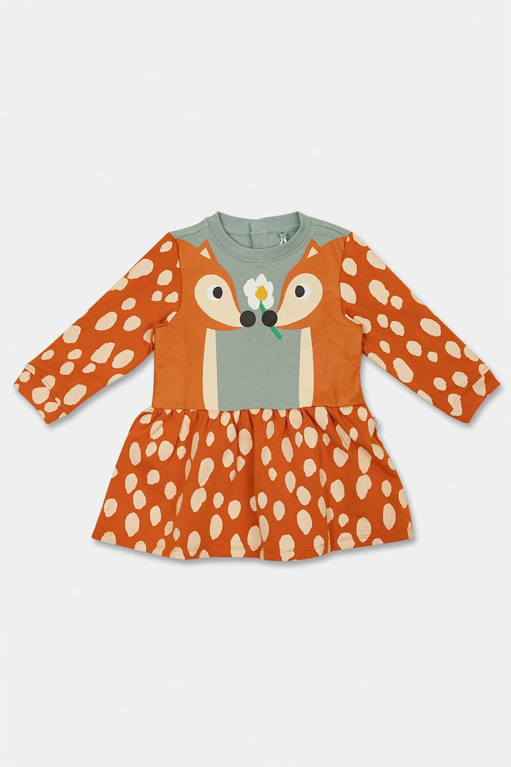 Dress with animal motif