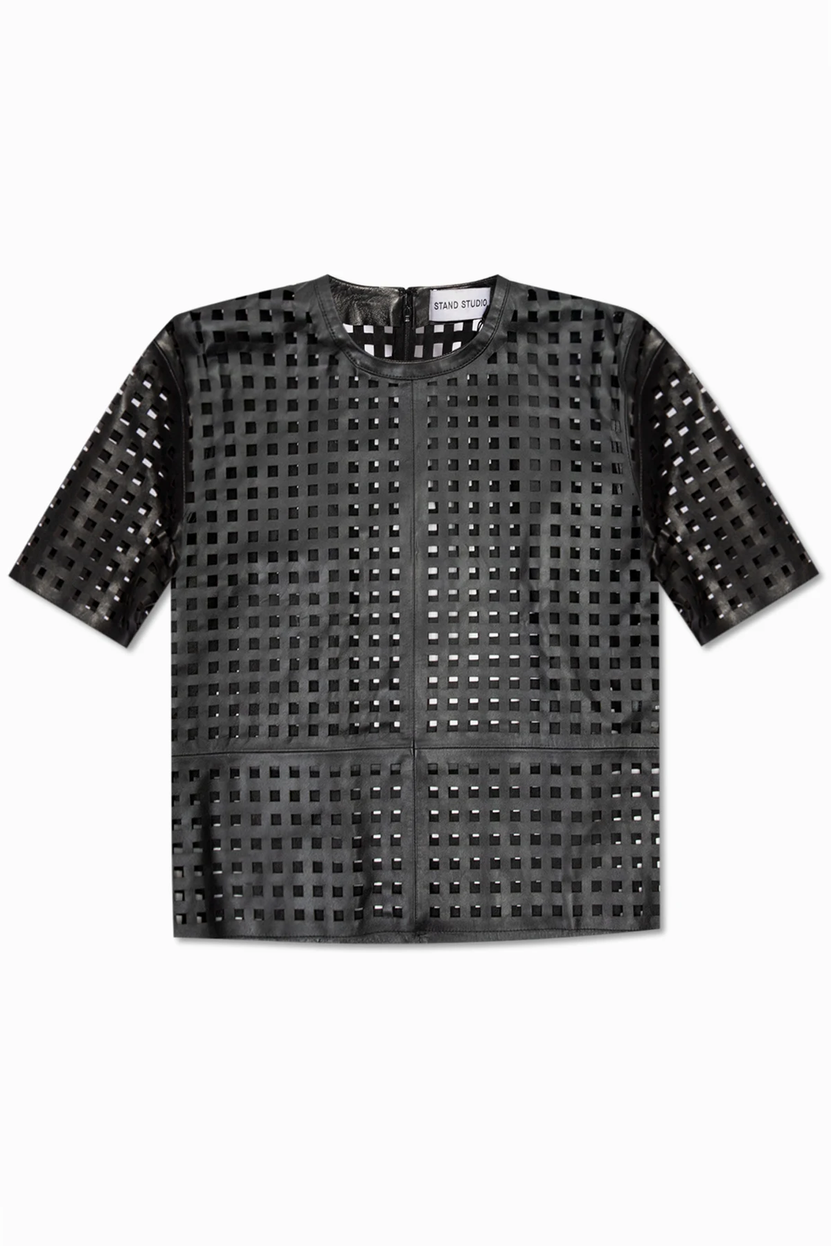 ‘Kora’ leather top