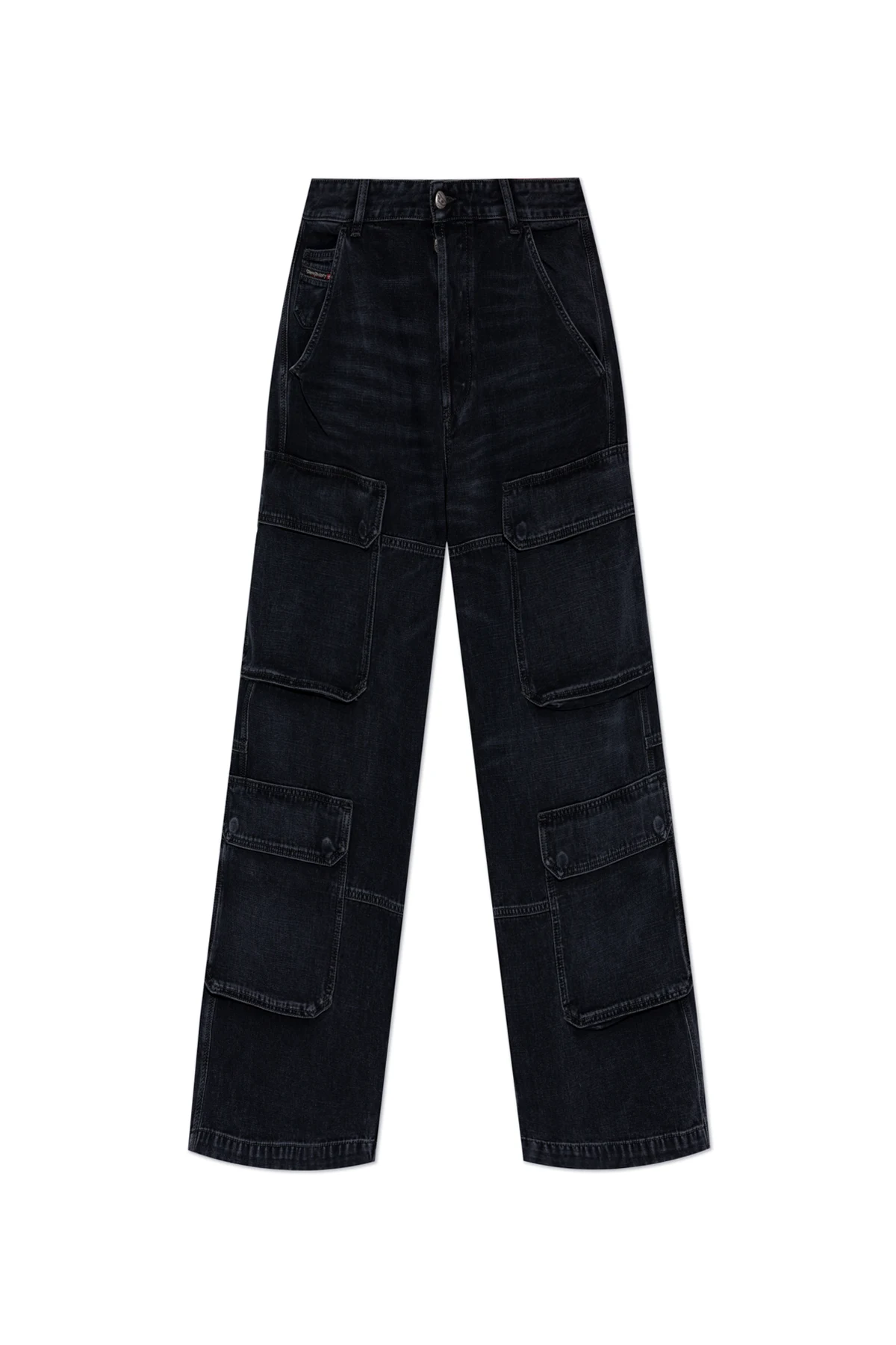 CZARNY Jeansy `D-TOUCH-CARGO L.32`