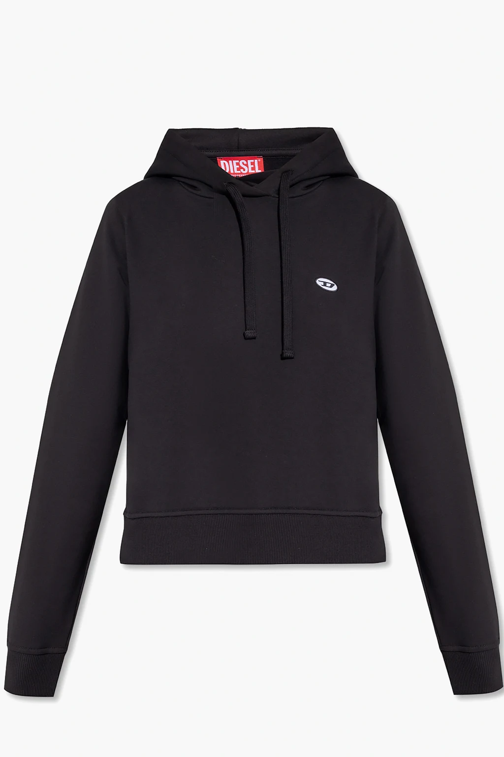 BLACK ‘F-REGGY’ patched hoodie