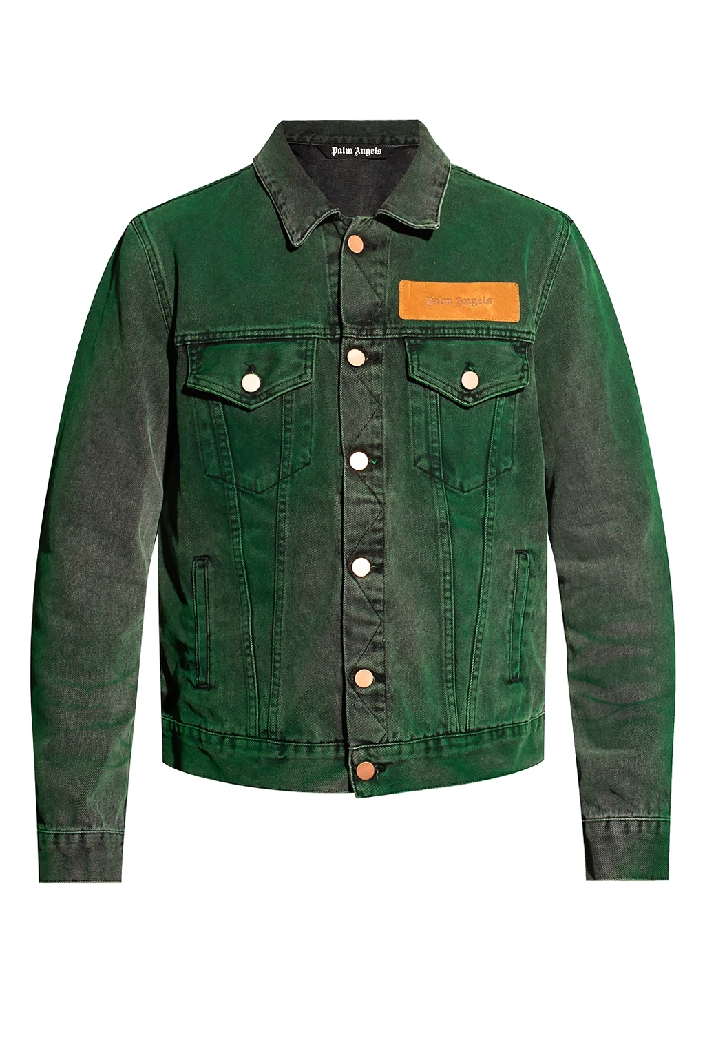 Printed denim jacket