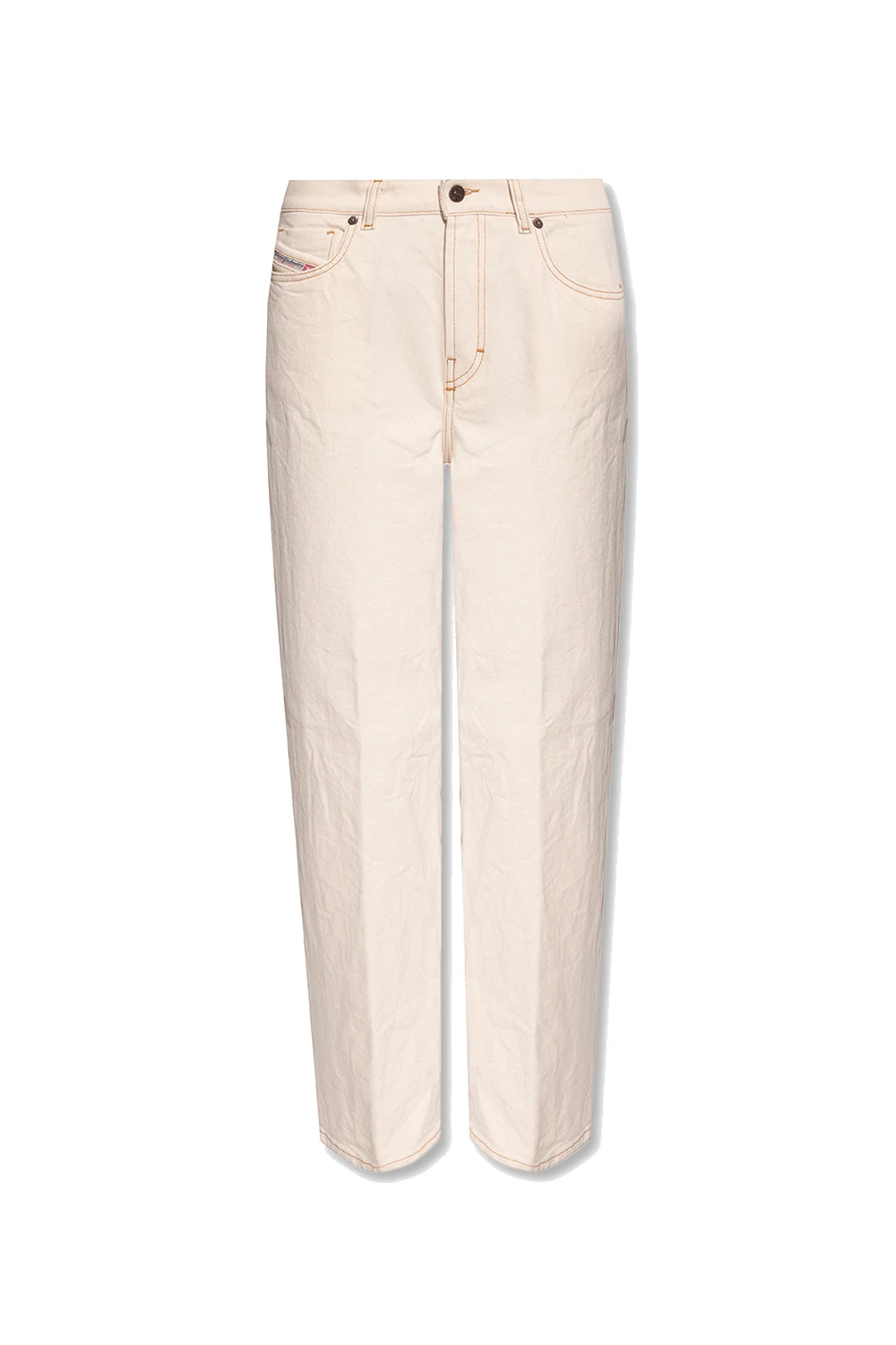 cream ‘2000’ wide leg jeans