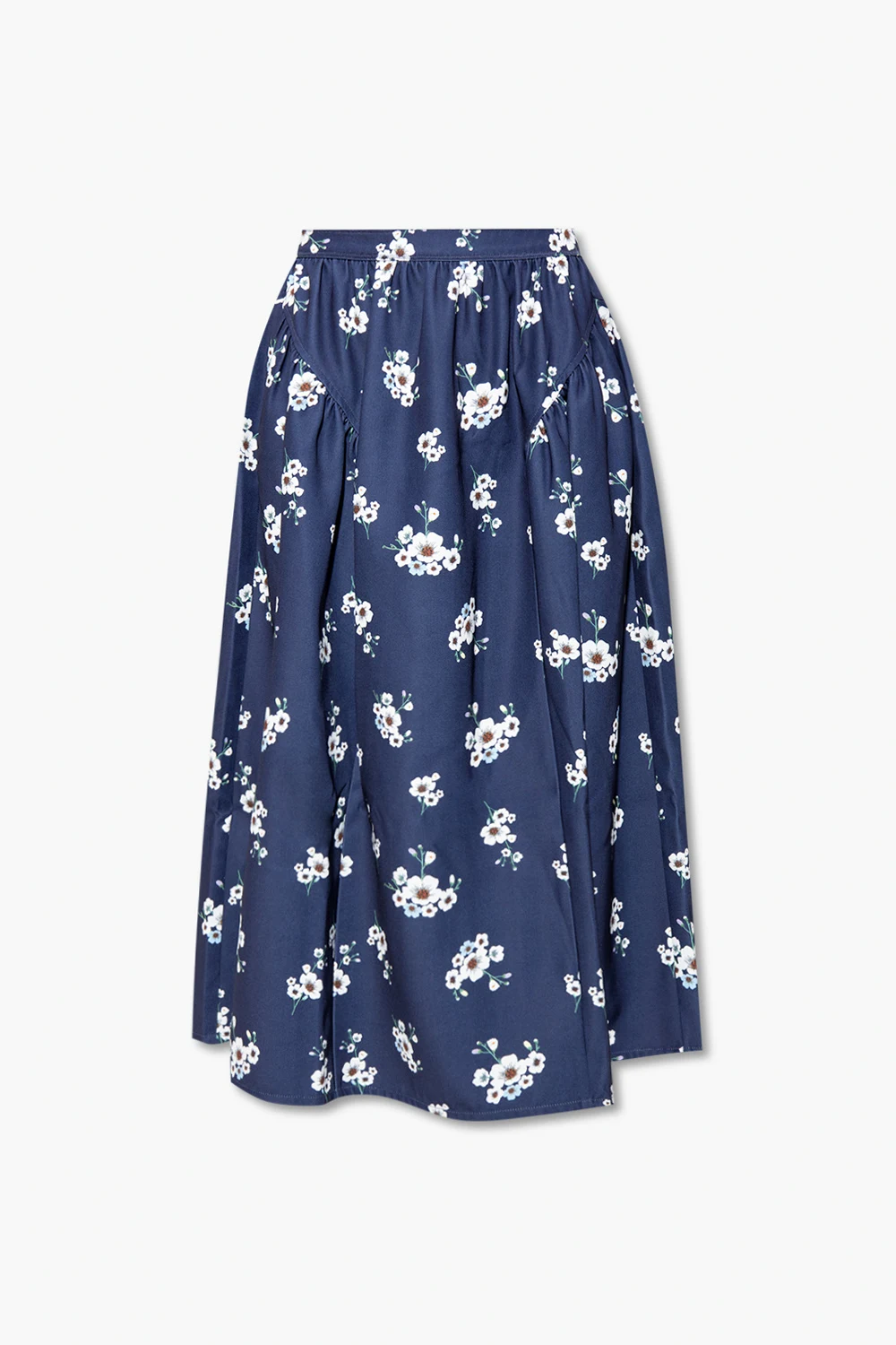 Skirt with floral motif