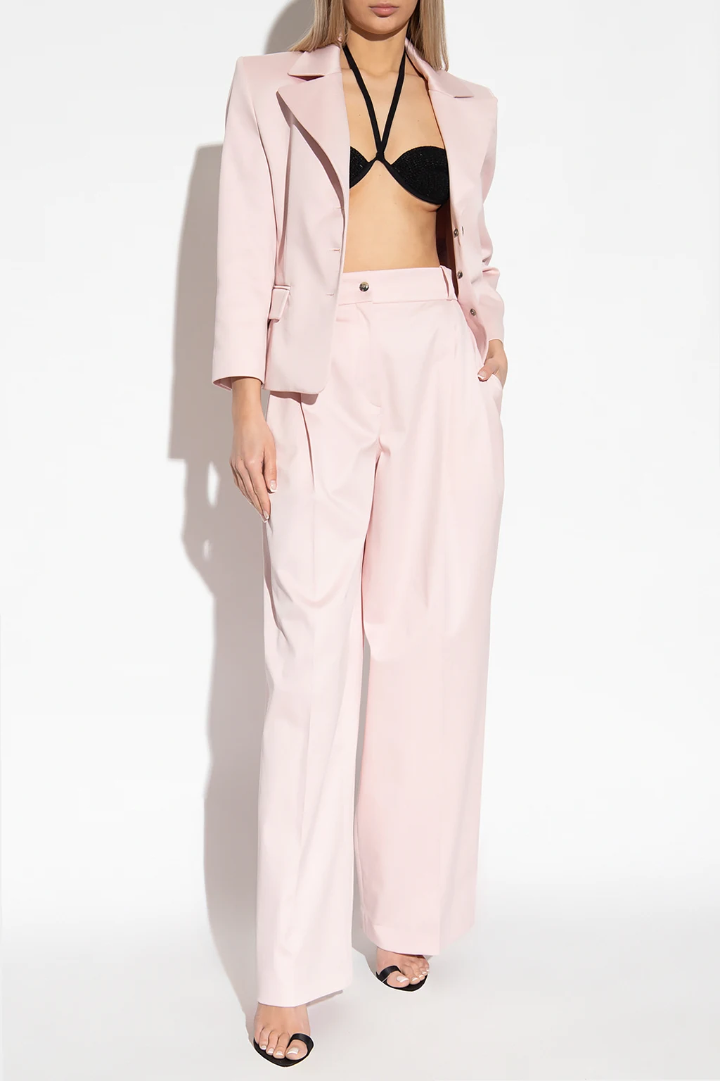 ‘Arda’ pleat-front trousers