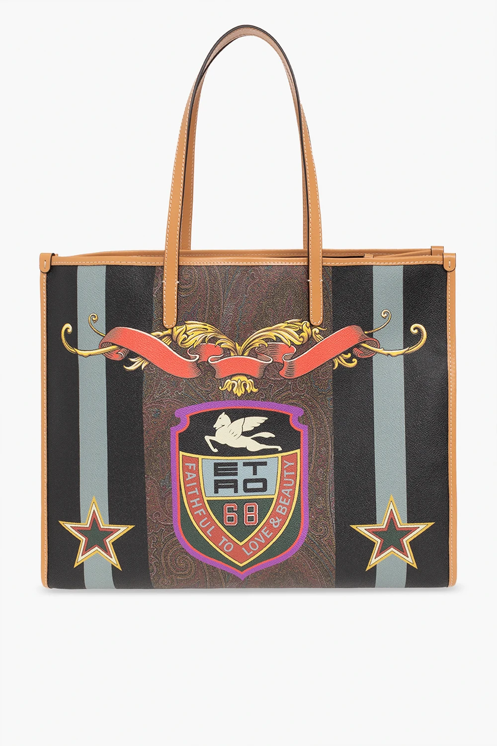 Patterned shopper bag