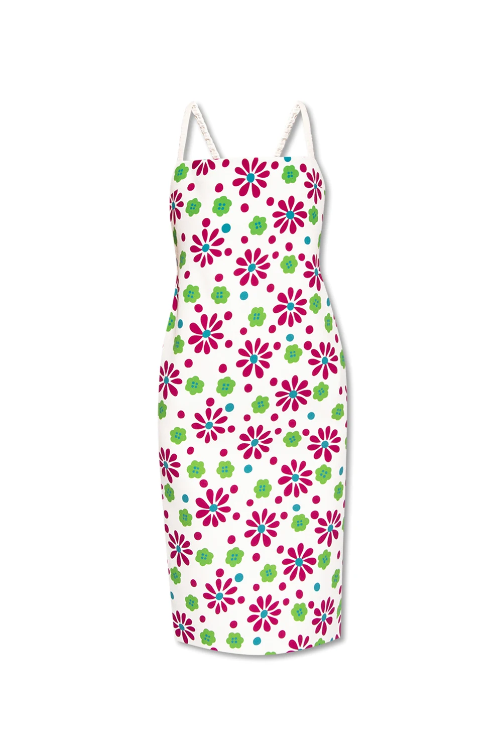 Dress with floral motif