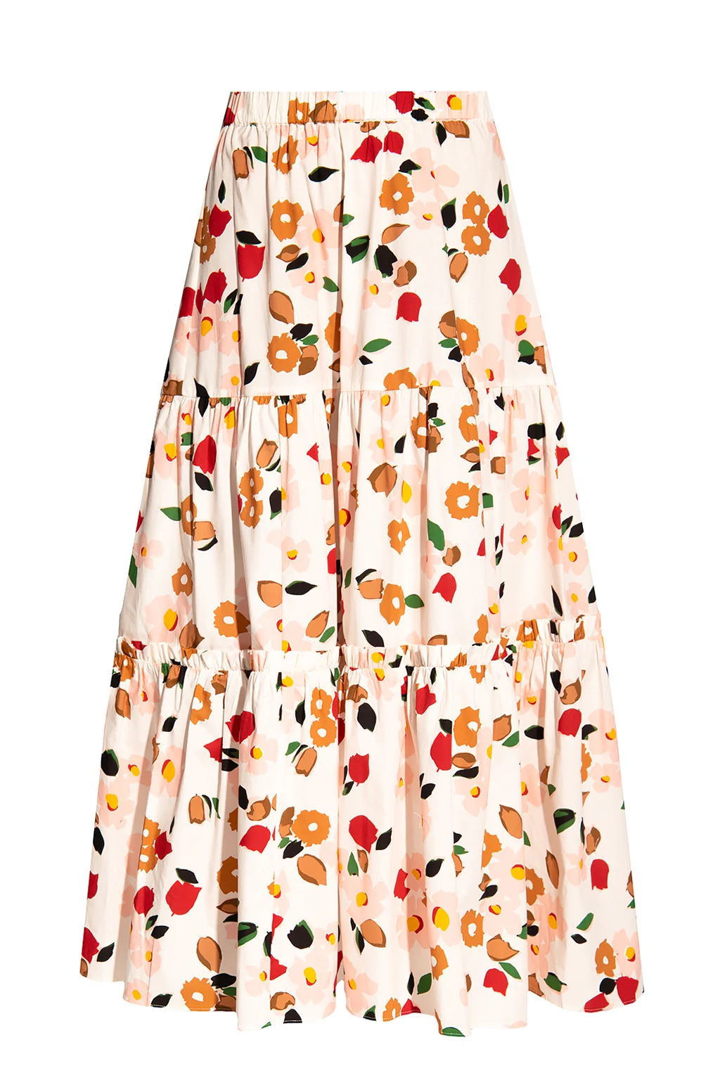 Skirt with floral print