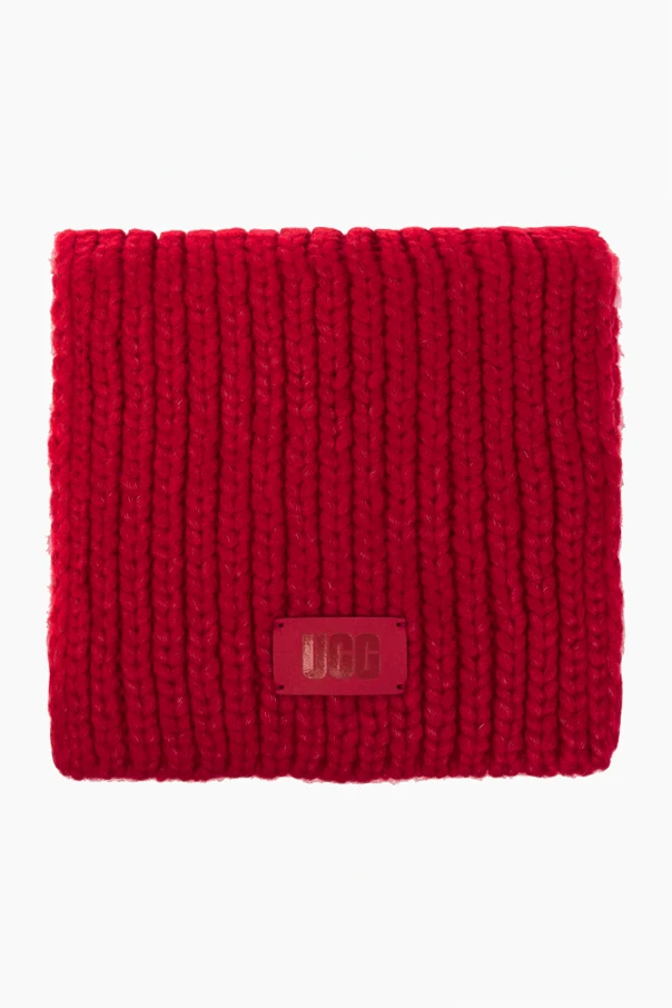 PINK Scarf with logo patch