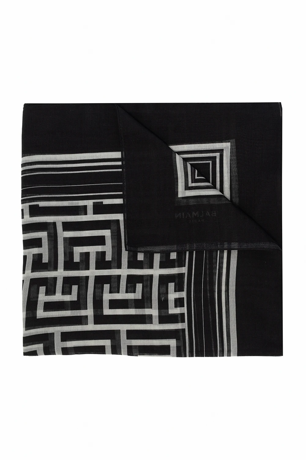 Monogrammed scarf