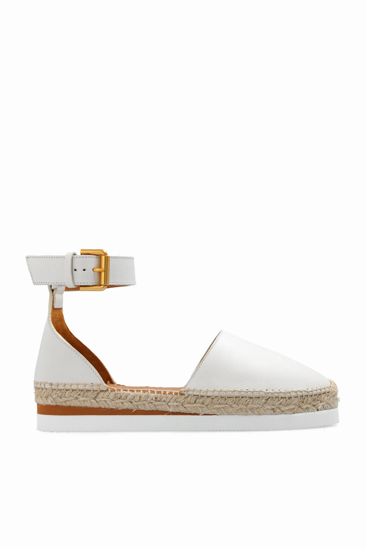 ‘Glyn’ leather espadrilles