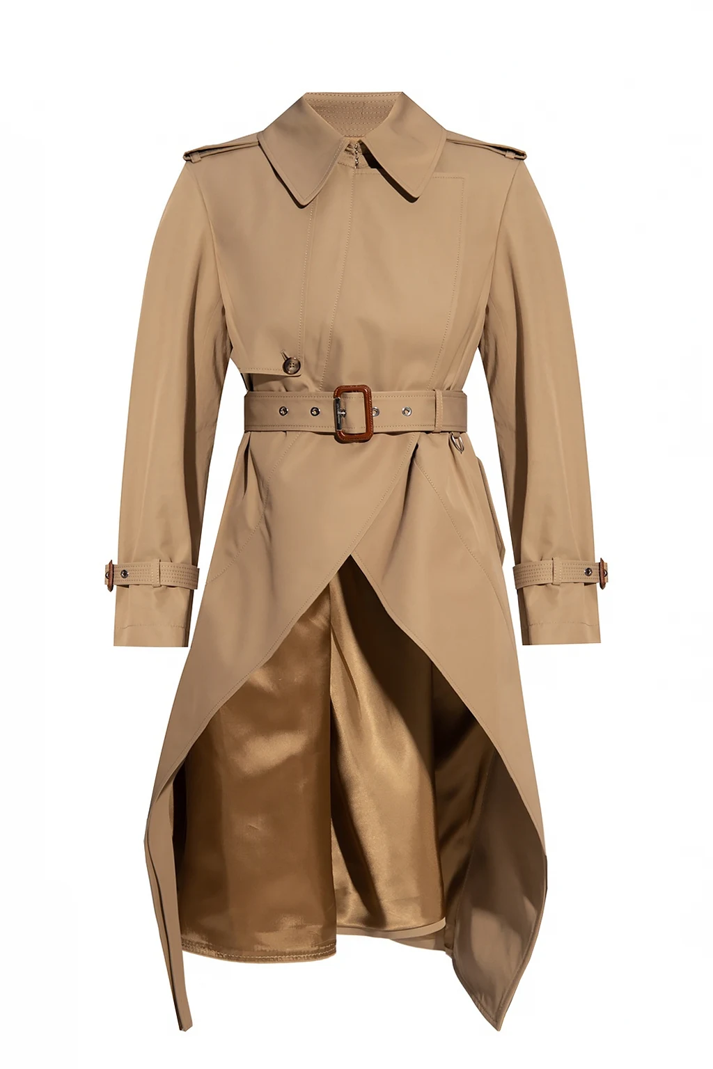 Asymmetrical coat