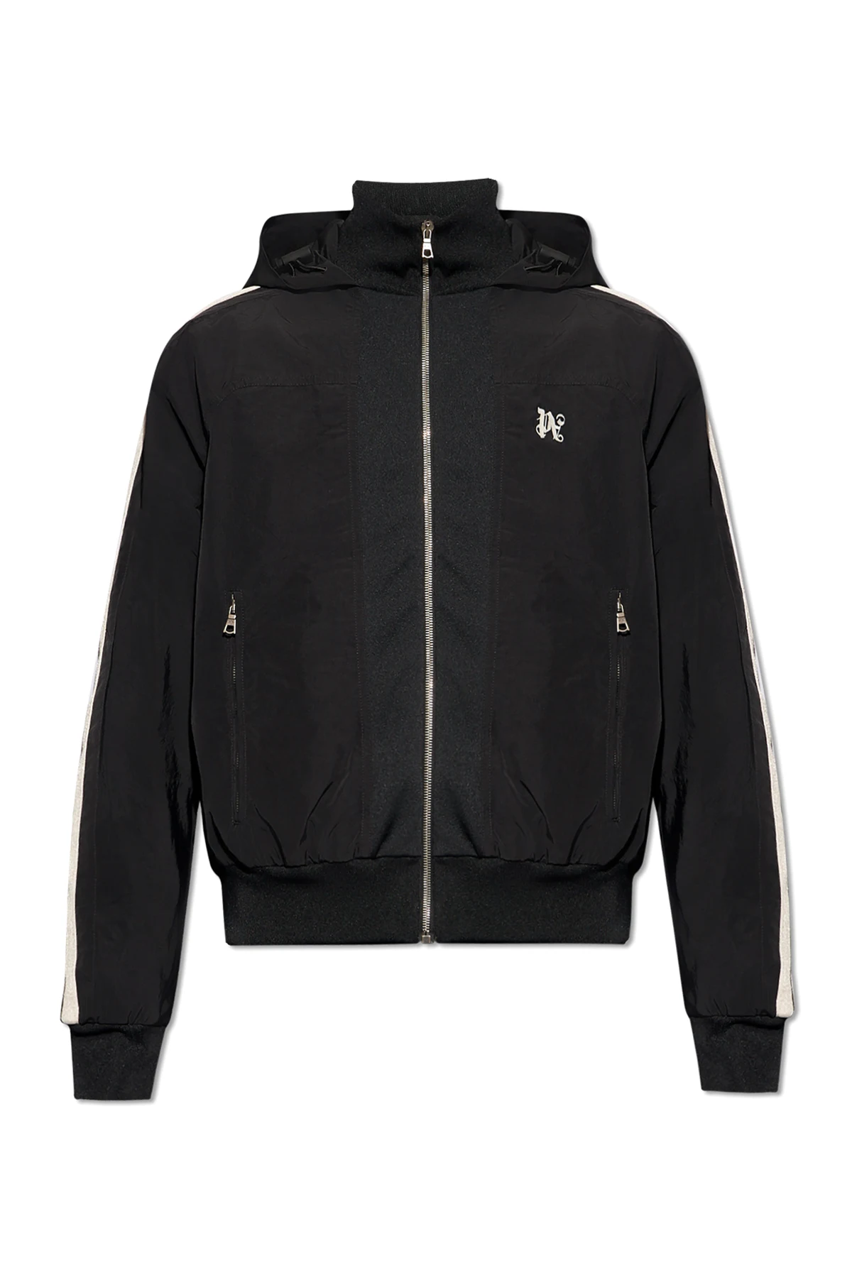 BLACK Hooded jacket