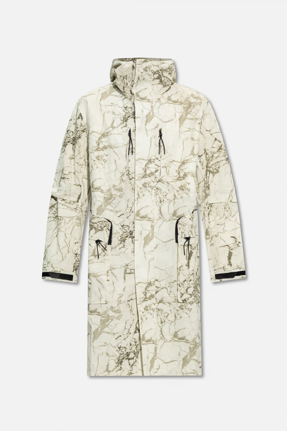 Long jacket with logo