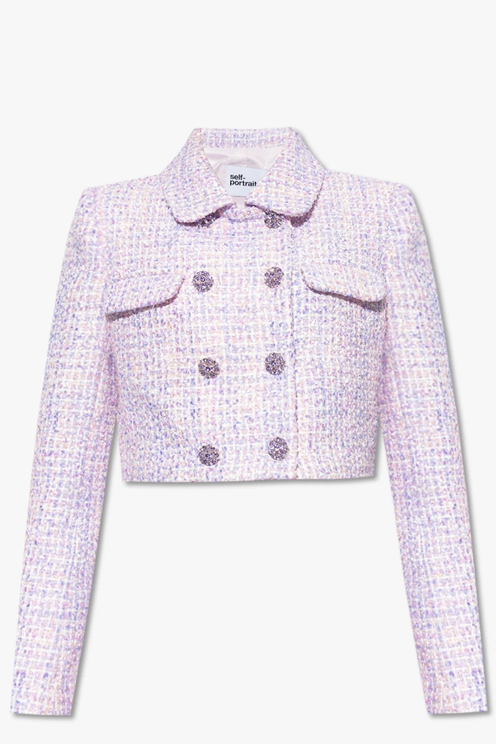 Cropped tweed jacket