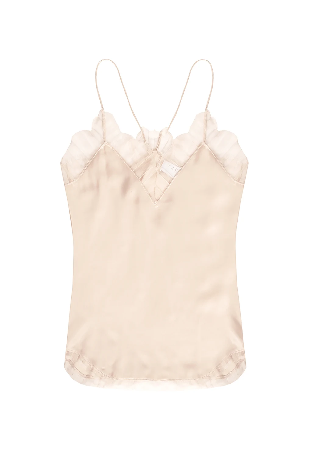 Silk slip top