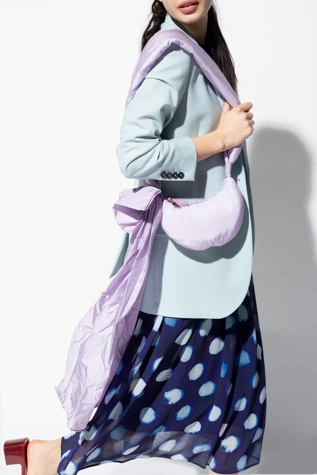 Torba na ramię z wiązaniem