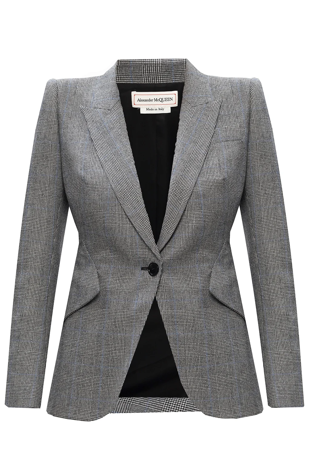 Checked blazer