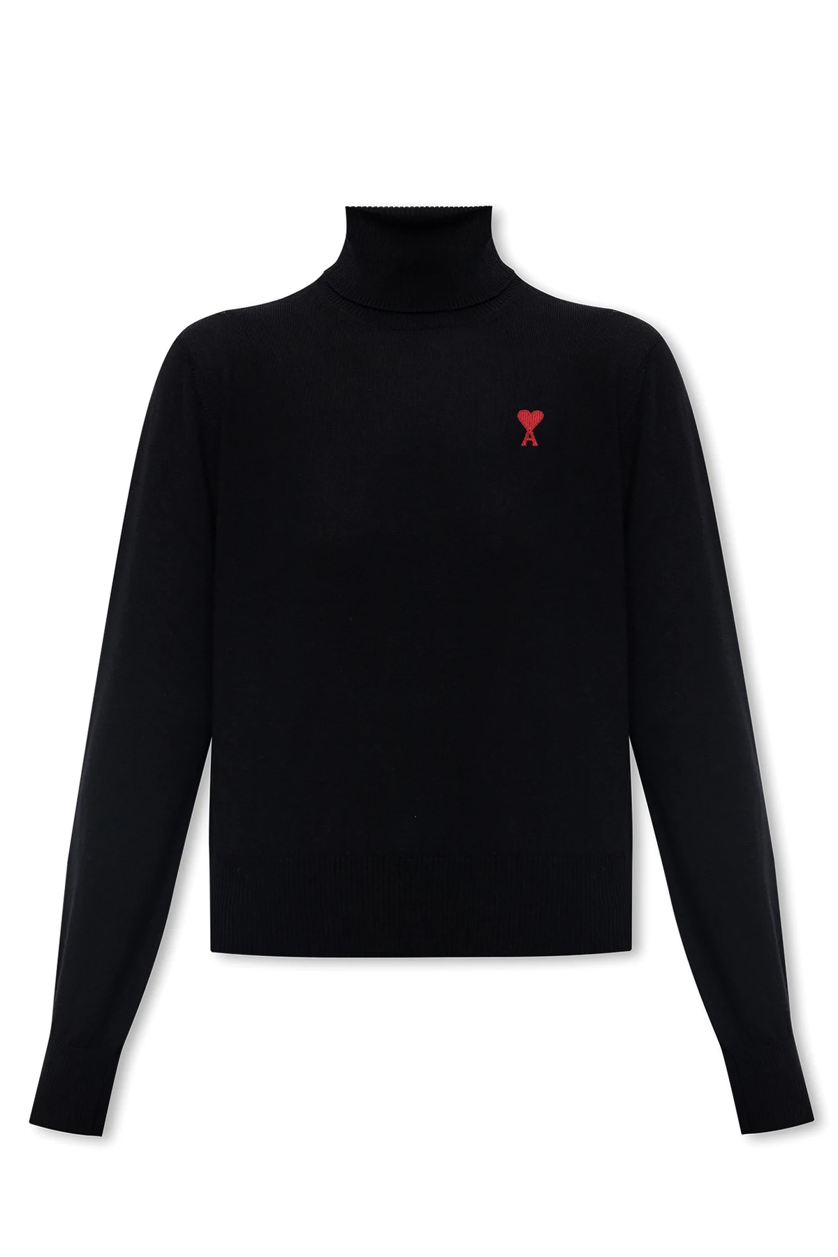 Wool turtleneck sweater