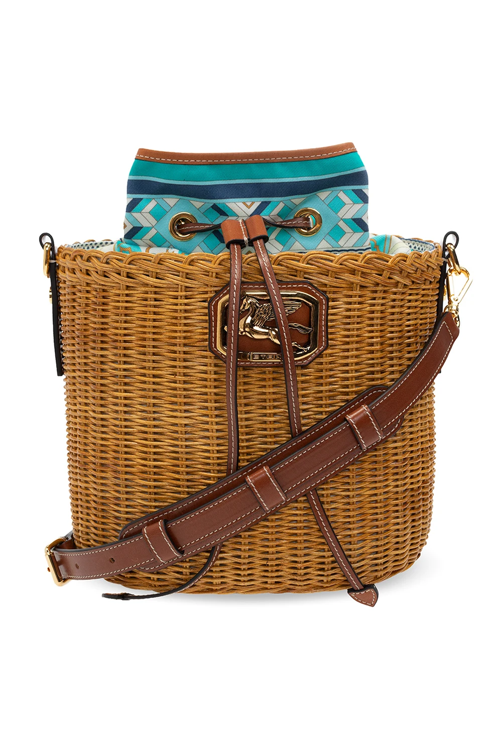 Woven shoulder bag