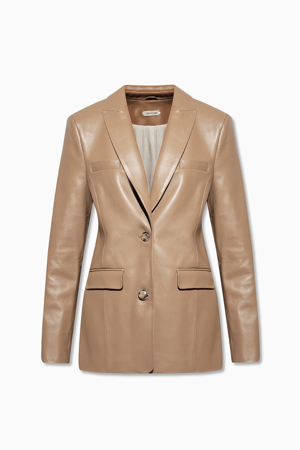 ‘Kerak’ leather blazer